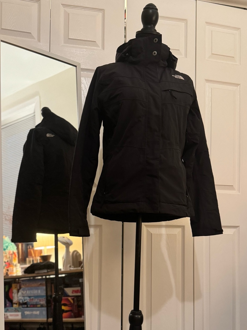 The North Face Black Hooded Winter Jacket